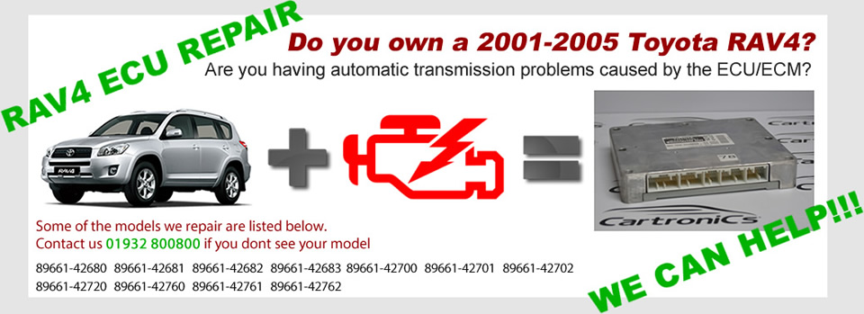 Rav 4 Gearbox Problems call 01932 800 800